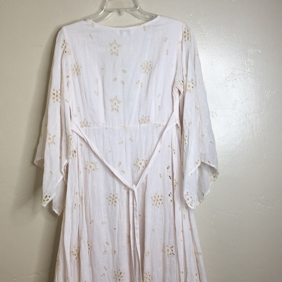 Rare Heidi Abra This Little Bird Eyelet Dress M - Picture 7 of 9